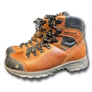 Vasque Women's St. Elias FG Leather Gore-Tex Hiking Boots Brown Size 8.5 M